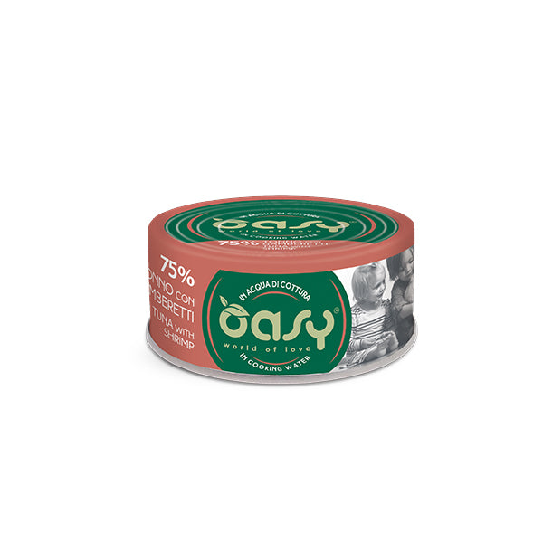 Oasy MORE LOVE Gatto 70g • Tonno con Gamberetti