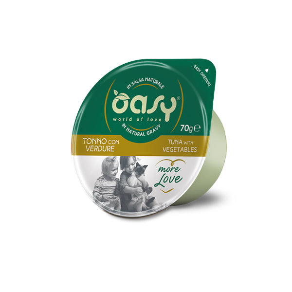 Oasy MORE LOVE Gatto 70g • Tonno con Verdure