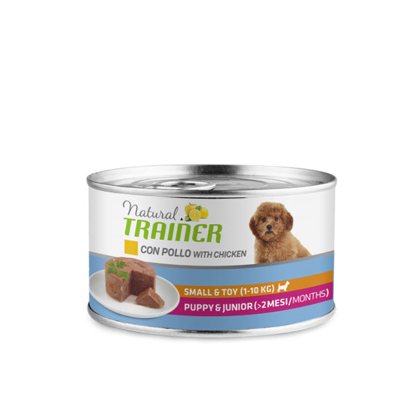Natural Trainer - Umido - Maintenance Small & Toy Puppy&Junior con pollo