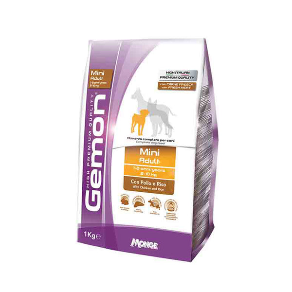 Gemon Mini Adult con Pollo e Riso - cane