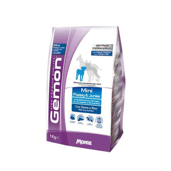 Gemon Mini Puppy & Junior con Tonno e Riso - cane