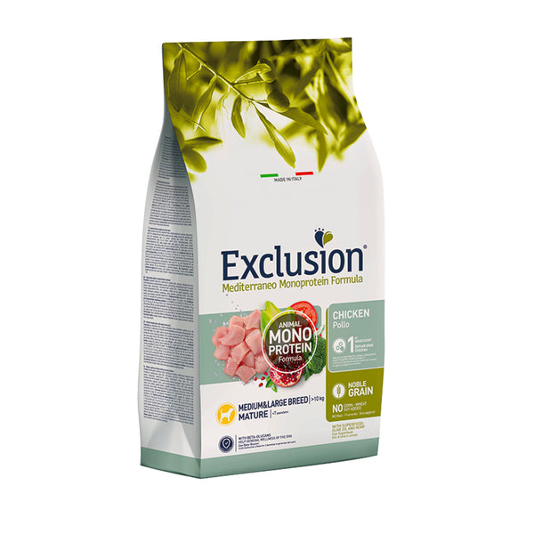 EXCLUSION MEDITERRANEO Monoproteic medium e large mature al pollo