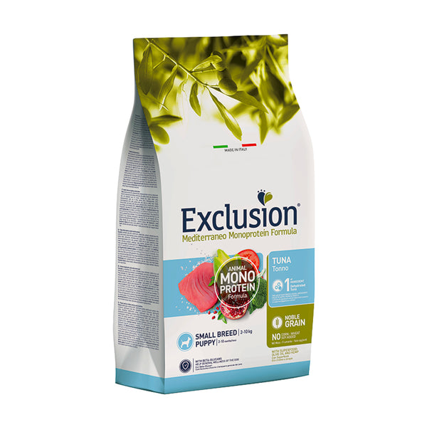 EXCLUSION MEDITERRANEO Monoproteic puppy small al tonno