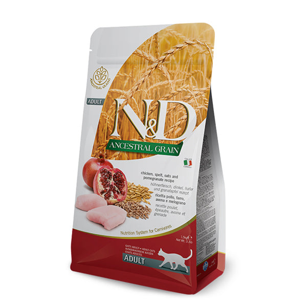 Farmina N&D Low Grain Gatto Adult Pollo e Melograno