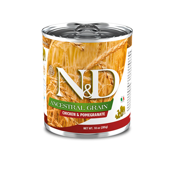 Farmina Umido Cane 285gr N&D Ancestral Grain Pollo e Melograno