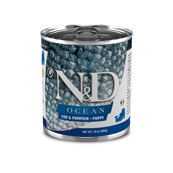 Farmina umido cane N&D Ocean  Merluzzo e Zucca Puppy 285gr