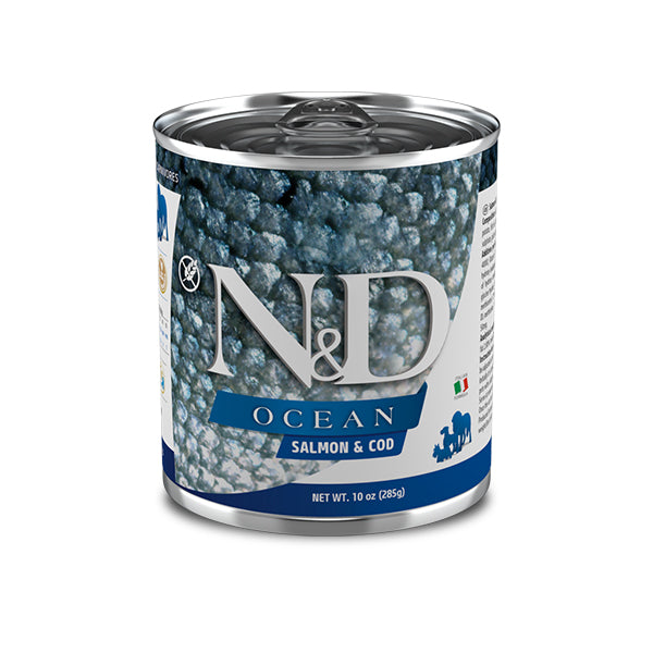 Farmina umido cane N&D Ocean Salmone e Merluzzo 285gr