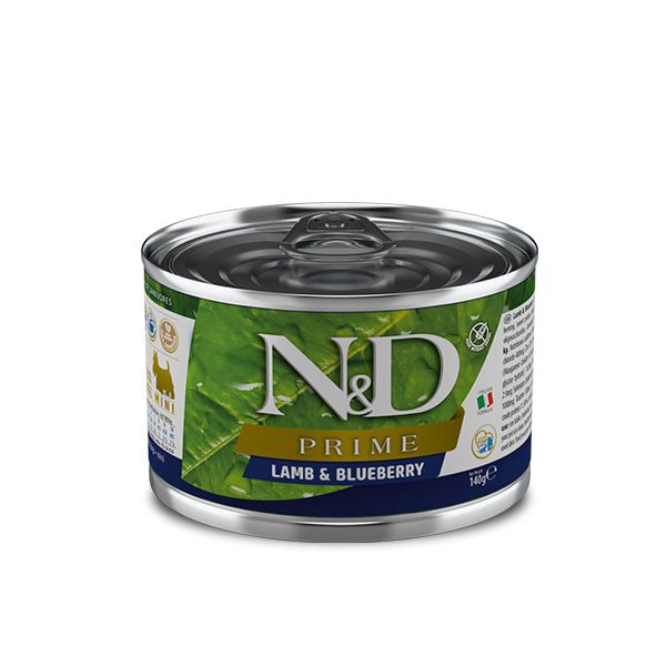 Farmina Umido Cane N&D Prime Agnello & Mirtillo Adult Mini 140gr