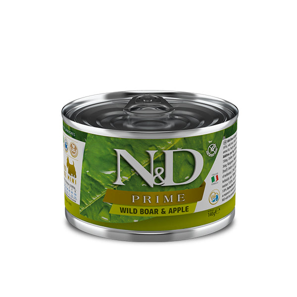Farmina Umido Cane N&D Prime Cinghiale & Mela Adult Mini 140gr