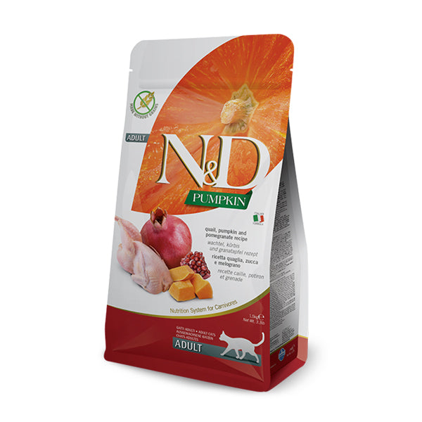 Farmina Gatto Adult N&D Quaglia, Zucca e Melograno