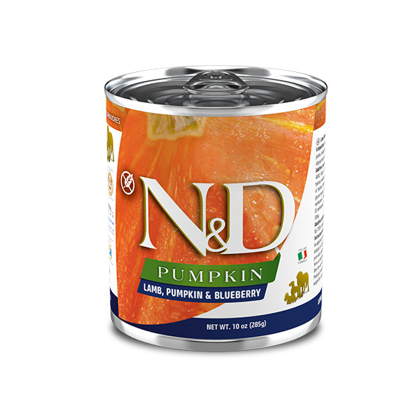 Farmina Umido Cane N&D Pumpkin Agnello, Zucca e Mirtillo 285gr