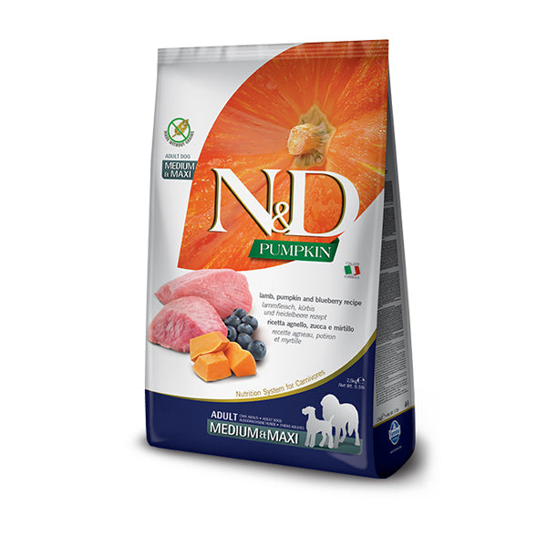 Farmina N&D zucca Agnello e Mirtillo Adult Medium Maxi