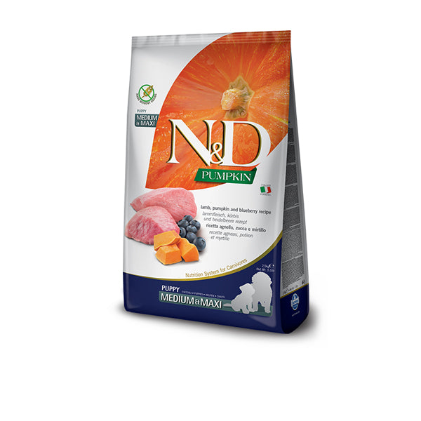 Farmina N&D zucca Agnello e Mirtillo Puppy Medium Maxi