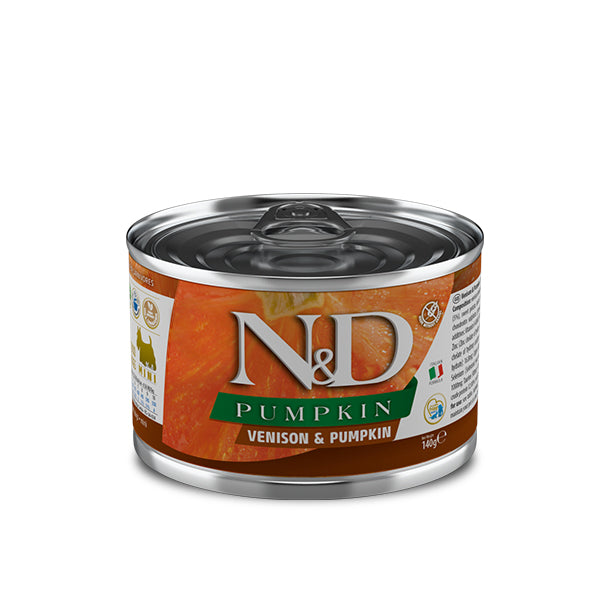 Farmina Umido Cane N&D Pumpkin Cervo & Zucca Mini 140gr