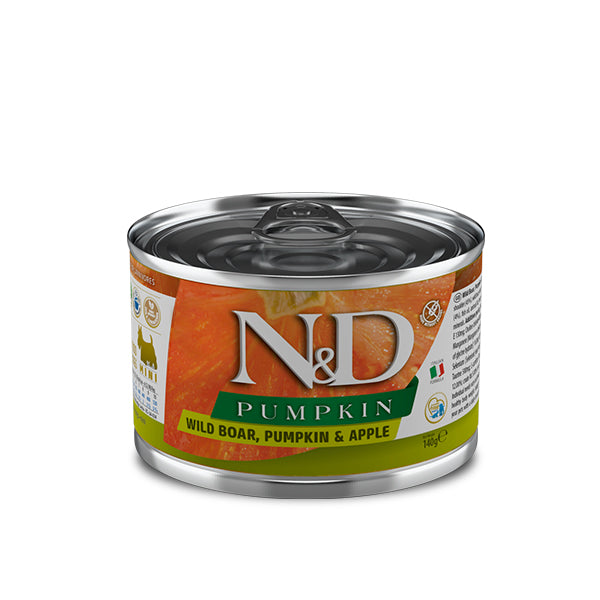 Farmina Umido Cane 140gr N&D Cinghiale, Zucca e Mela