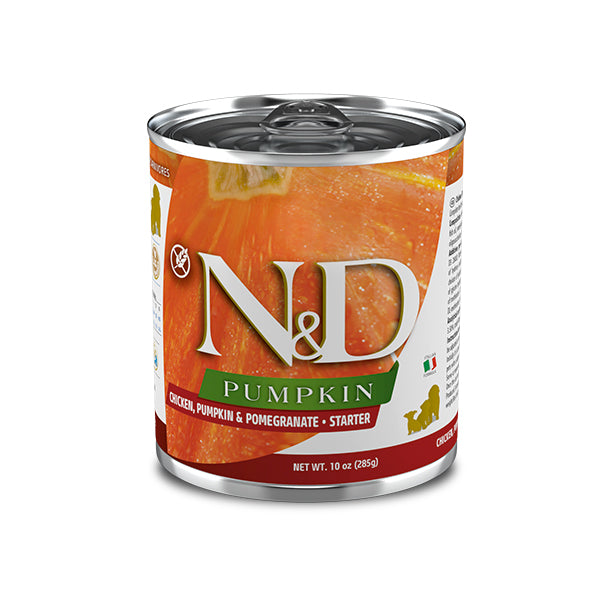 Farmina Umido Cane 285gr N&D Pumpkin Pollo, Zucca & Melograno Starter