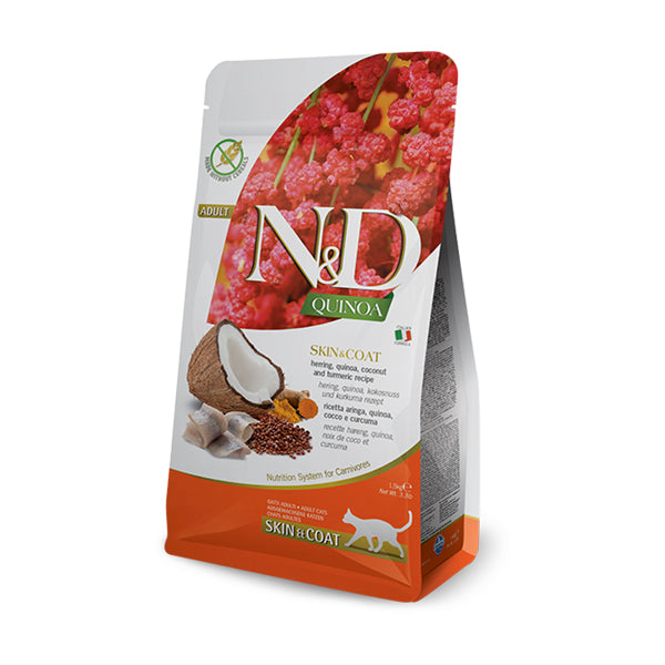 Farmina Gatto N&D Quinoa skin & Coat Aringa