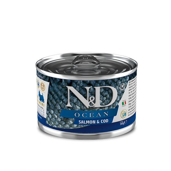 Farmina Umido Cane N&D Ocean  Salmone e Merluzzo Mini