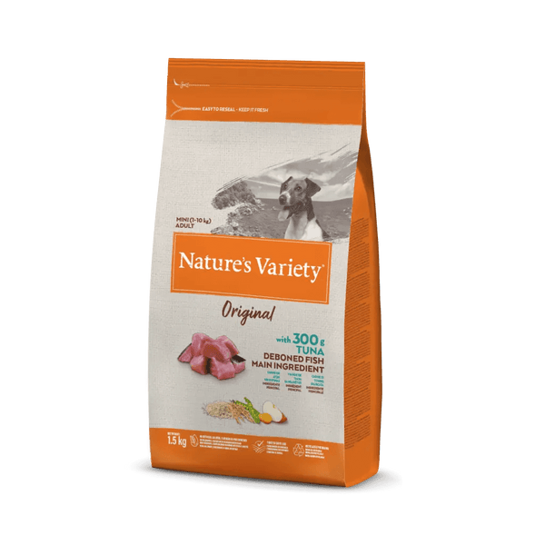 Nature's Variety all sizes mini adult tonno