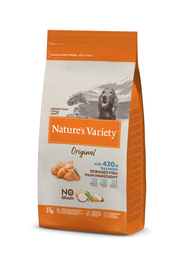 Nature's Variety no grain medium maxi salmone