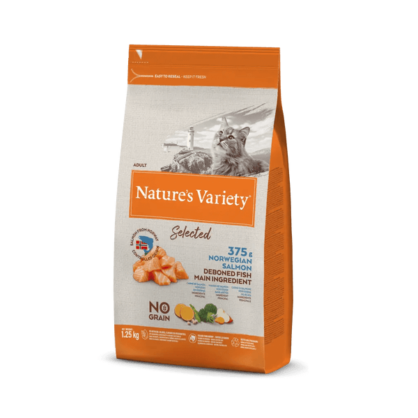 Nature's Variety no grain Cat adult salmone norvegese