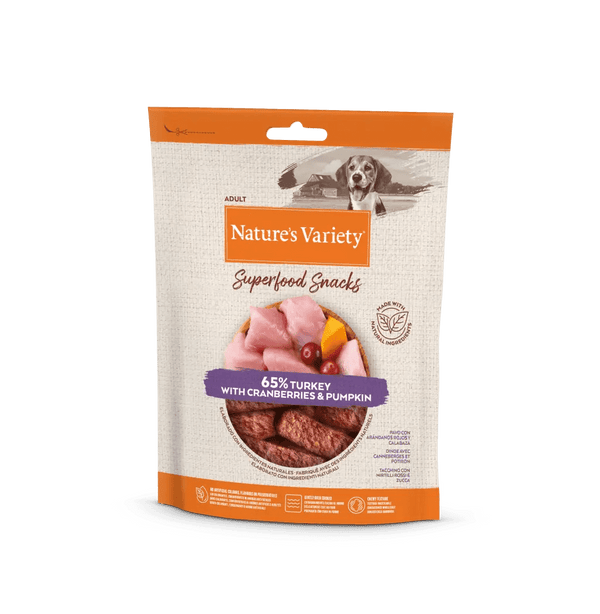 Nature's Variety superfood snacks tacchino