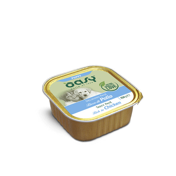 Oasy DELIZIOSO PATÉ - Puppy & Junior - Ricco di Pollo