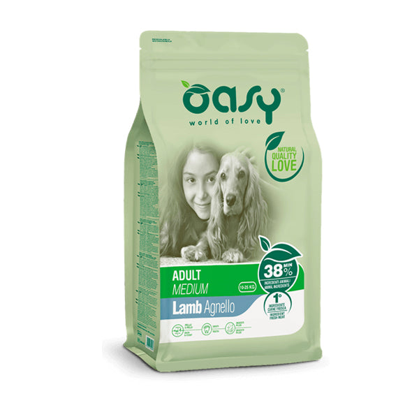 Oasy Dog Adult Medium Agnello