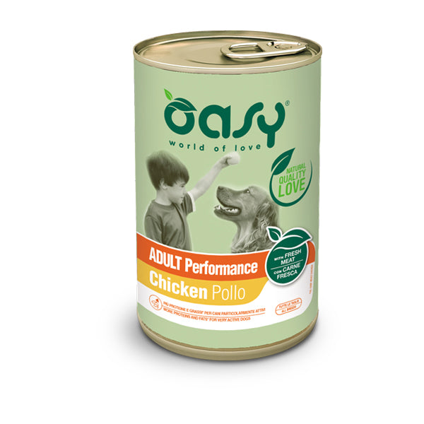 Oasy Dog- Paté Adult Performance Pollo 400g