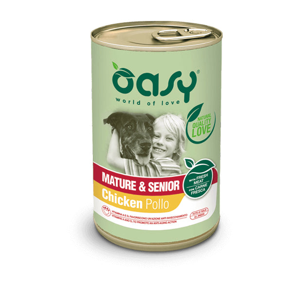 Oasy Dog- Paté Mature & Senior Pollo 400g