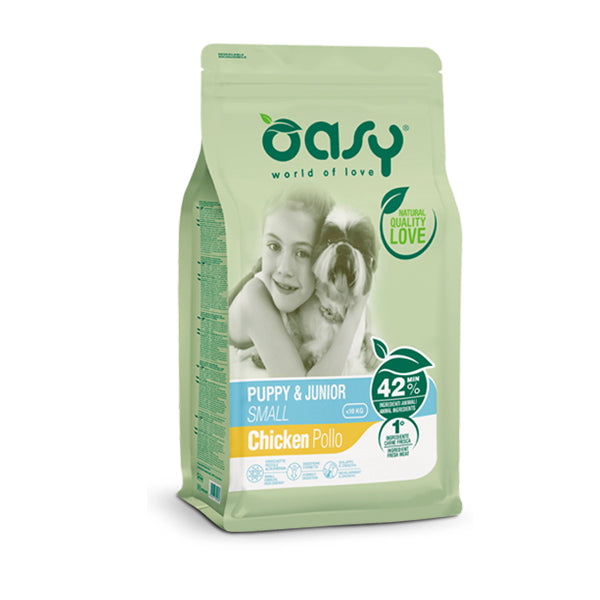Oasy - Puppy & Junior Small Pollo