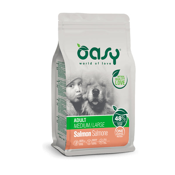 Oasy monoproteico - Adult Medium Large Salmone