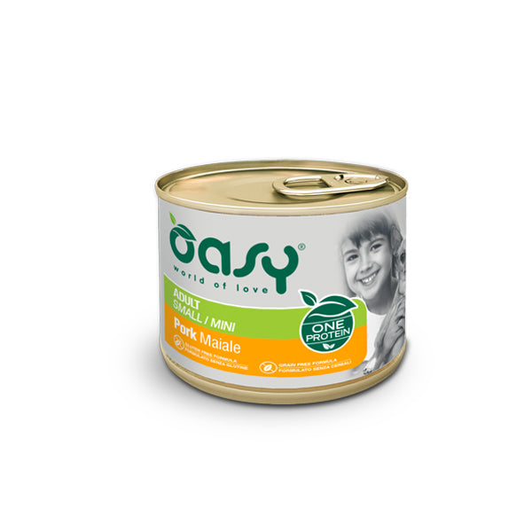 Oasy Umido Cane 200grONE PROTEIN - Adult Small/Mini Maiale