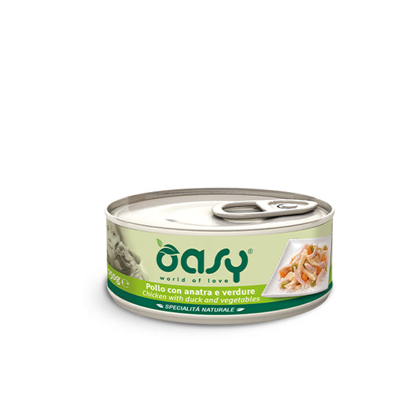 Oasy Umido Cane  NUTRY- Pollo con Anatra e Verdure
