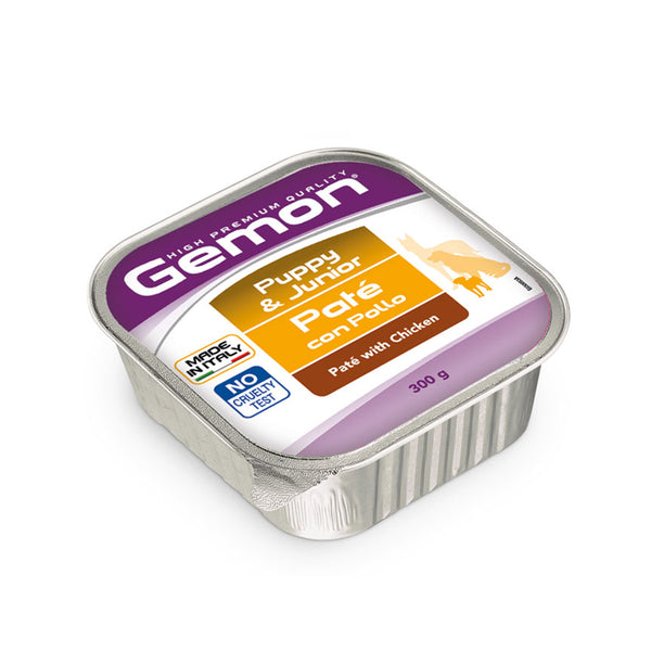 Gemon Paté con Pollo – Puppy & Junior