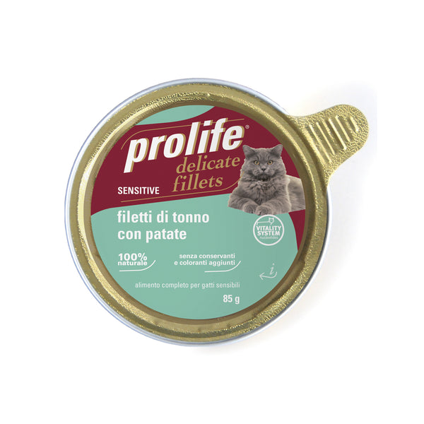 Prolife Delicate Fillets Filetti di Tonno con Patate - umido gatto 85g