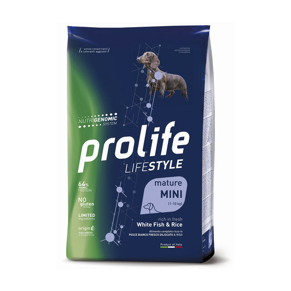 Prolife Cane Life Style mature mini Pesce bianco & Riso