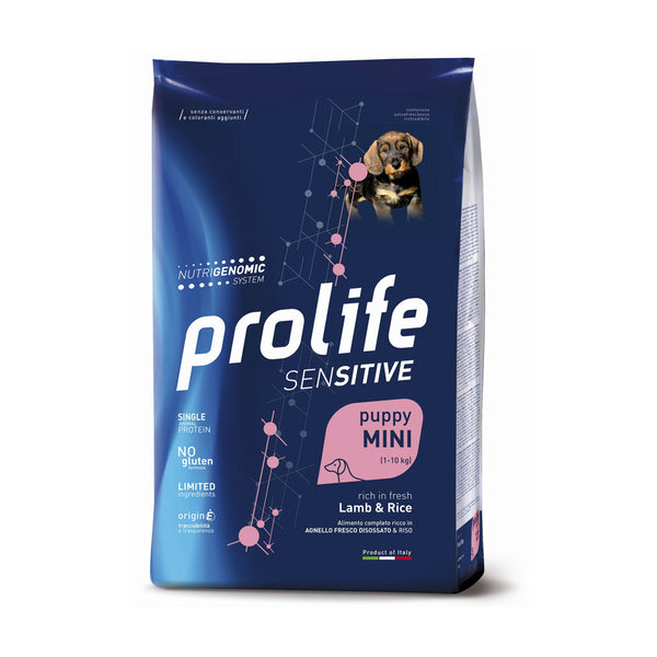 Prolife Cane Sensitive puppy mini Agnello e Riso
