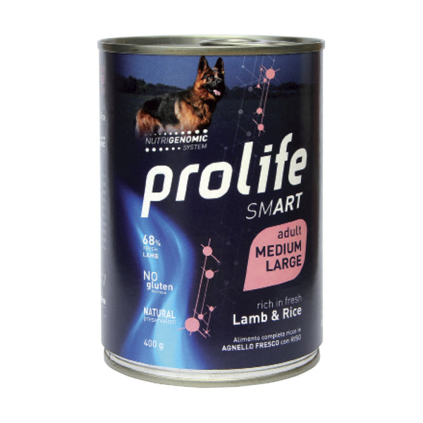 Prolife Smart adult medium large Agnello & Riso - umido cane