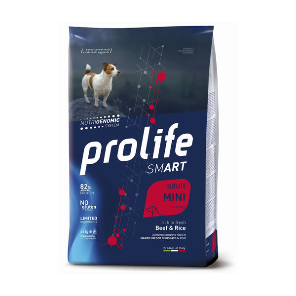 Prolife Cane Smart adult mini Manzo & Riso