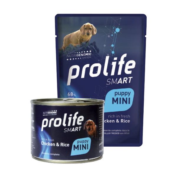 Prolife Smart puppy mini Pollo & Riso - umido cane