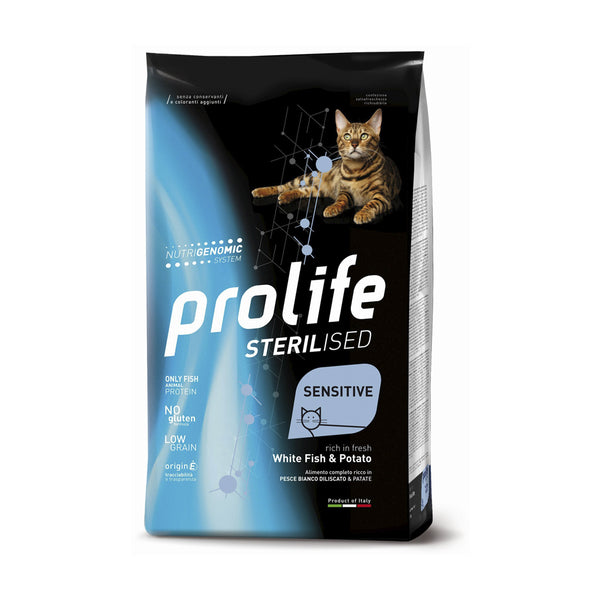 Prolife Gatto Sterilised Sensitive Pesce bianco & Patate