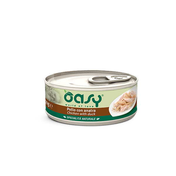 Oasy Umido Gatto SPECIALITÀ NATURALE • Pollo con Anatra