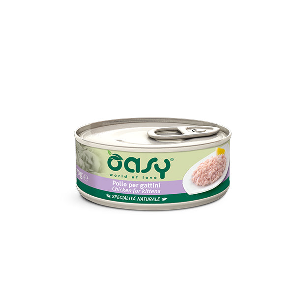 Oasy Umido Gatto SPECIALITÀ NATURALE • Pollo per Gattini