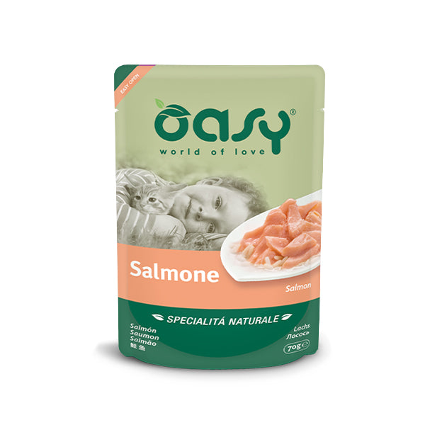 Oasy Umido Gatto SPECIALITÀ NATURALE • Salmone