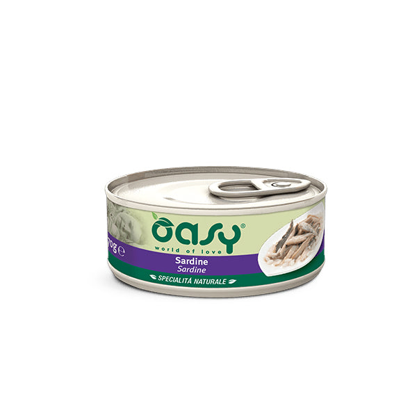 Oasy Umido Gatto SPECIALITÀ NATURALE • Sardine