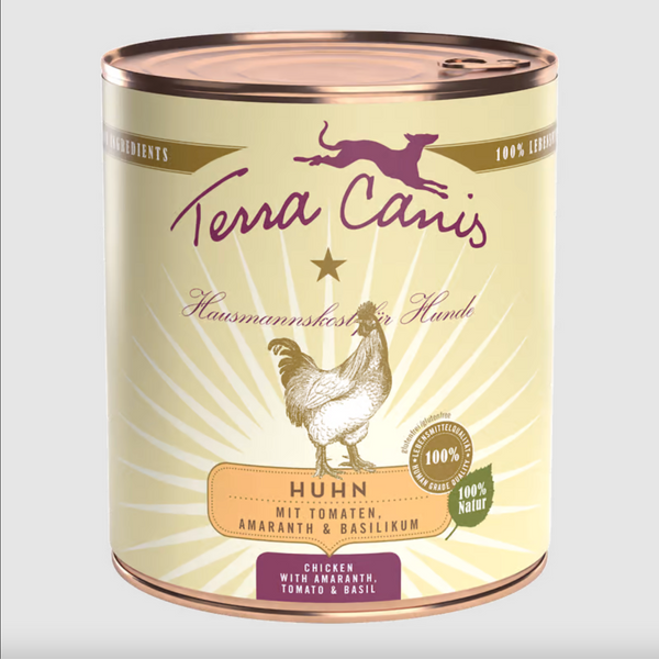 Terra Canis Pollo con pomodoro, amaranto e basilico