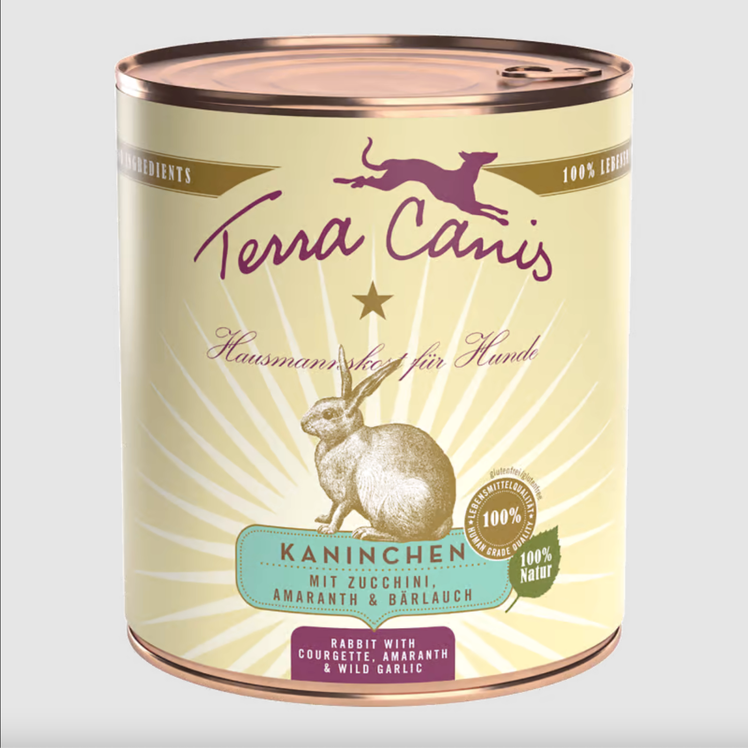 Terra Canis Coniglio con zucchino, amaranto e aglio orsino