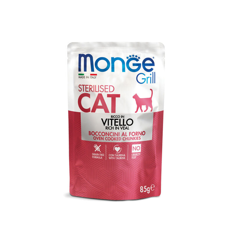 Monge Grill buste gatto sterilized 85gr