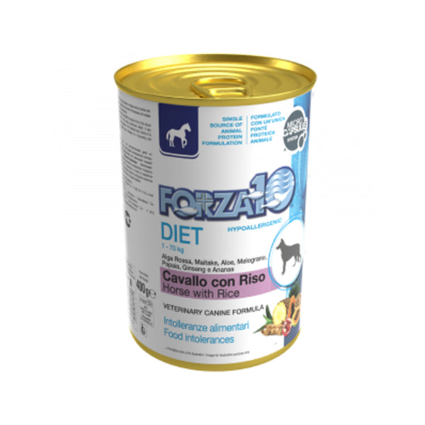 Forza10 Umido cane Diet Cavallo con Riso